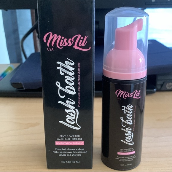Miss Lil USA New In Box Lash Bath Professional Lash Extension Shampoo - Picture 2 of 5